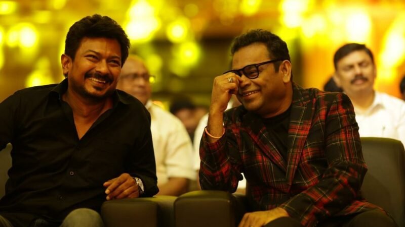 “உதயநிதியின் கண்கள் காட்டிய வலி ஒரு பாடலை உருவாக்கியது”:  “மாமன்னன்” வெற்றி விழாவில் ஏ.ஆர். ரகுமான் பேச்சு!