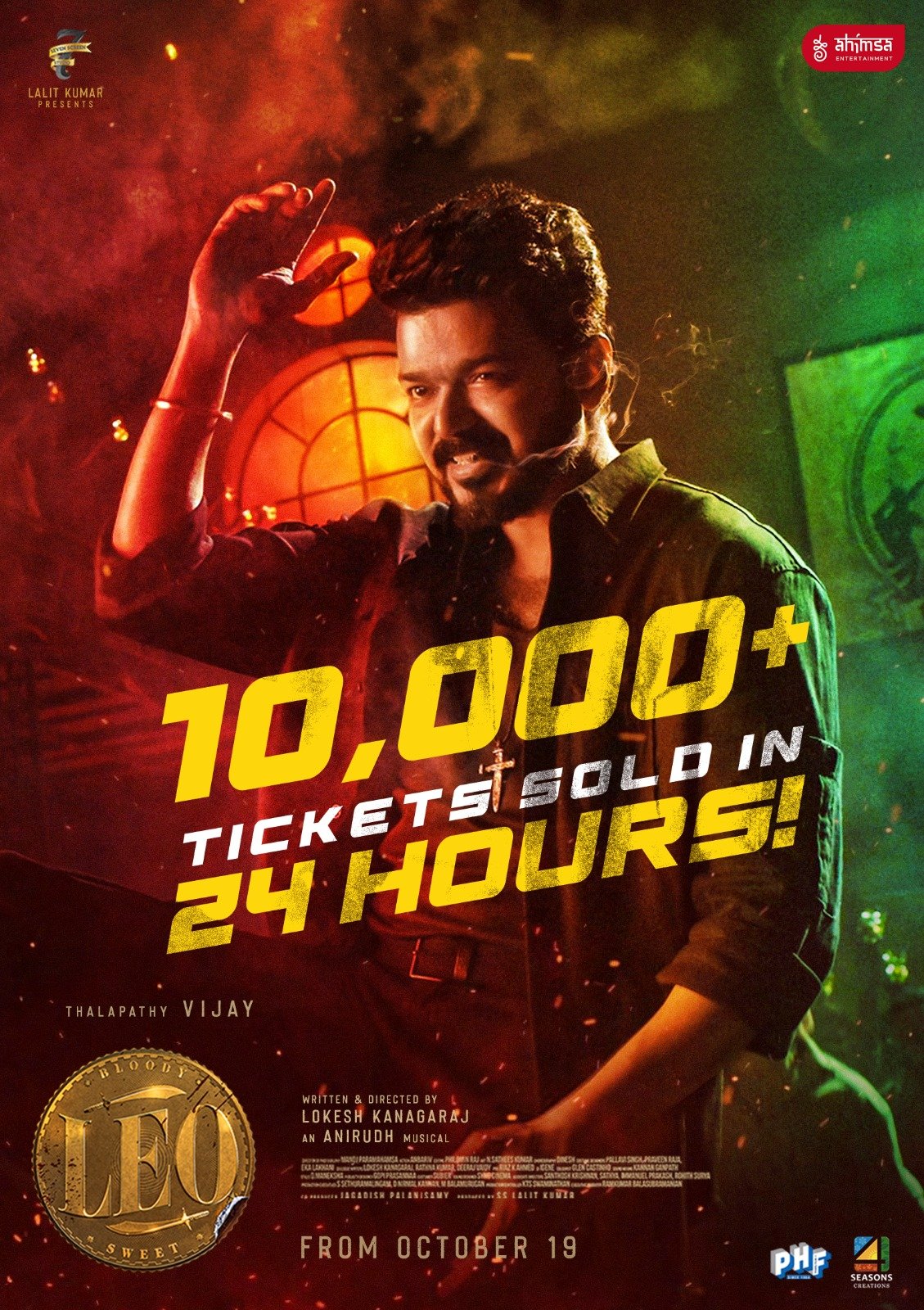 ரஜினி பட வசூலை முந்துமா?இங்கிலாந்தில் ஒரே நாளில் 10000 டிக்கெட் முன்பதிவு: விஜய்யின் “லியோ” ஆட்டம் ஆரம்பம்!