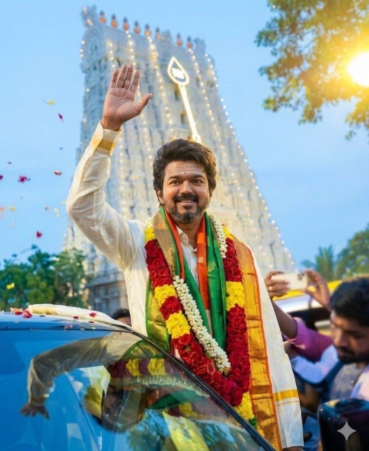 108 தொகுதிகளில் ஓங்கி ஒலித்த விசில் சத்தம்:  விஜய் வரலாற்று வெற்றி!  ஆட்சி அமைக்க ஆதரவு தரப்போவது யார்? திருச்சி கிழக்கில் திரிஷா போட்டி?