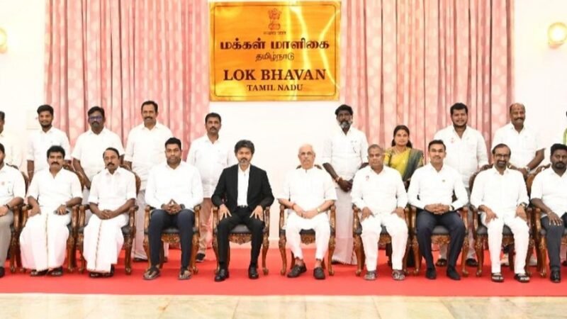 தமிழகத்திற்கு 23 புதிய மந்திரிகள்: விஜய்யின் அமைச்சரவை விரிவாக்கம்! செங்கோட்டையன் இலாகா மாற்றம்!!